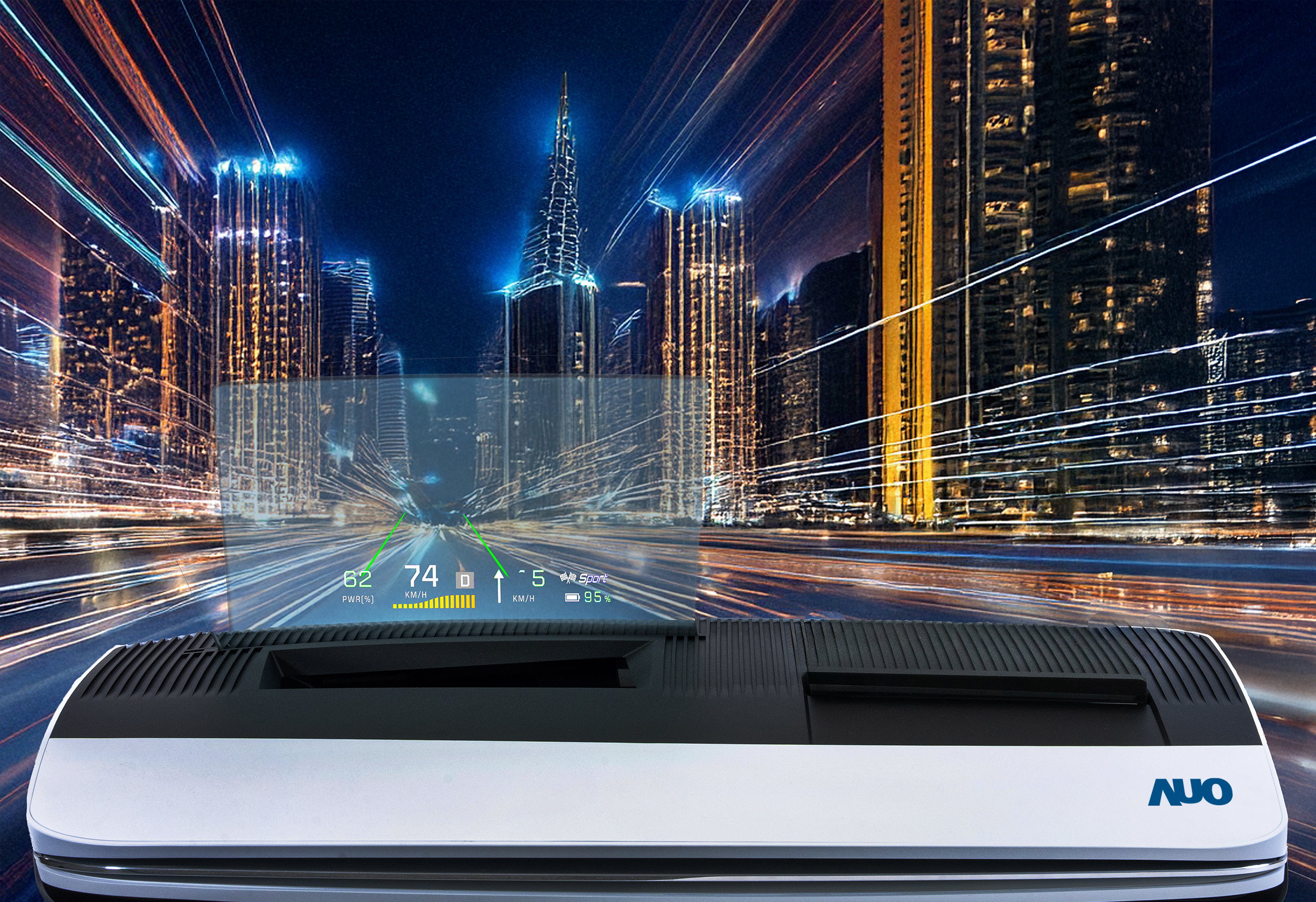 AUO has launched a 13” Micro LED HUD that delivers high brightness and rich color saturation, ensuring clear visibility in both bright sunlight and dark conditions. Leveraging the compact size of Micro LED modules, this innovation addresses the challenge of limited space in vehicles.